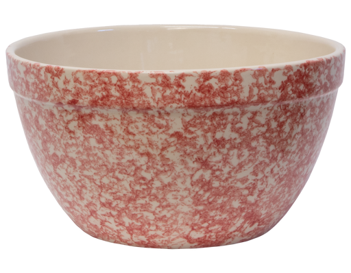 Shoulder Bowl ~ 12" Poppy  Sponge Pressed