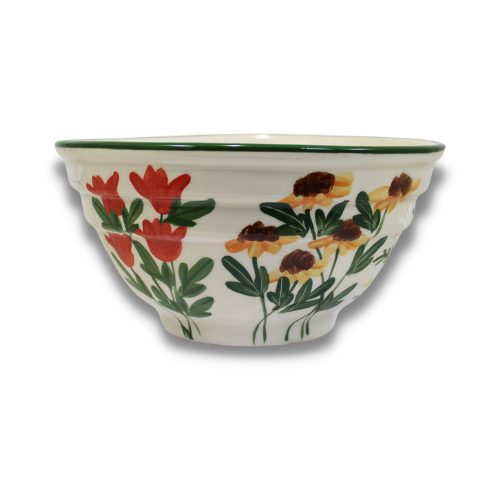 Summer Garden Pattern ~ Two-Rib Bowl