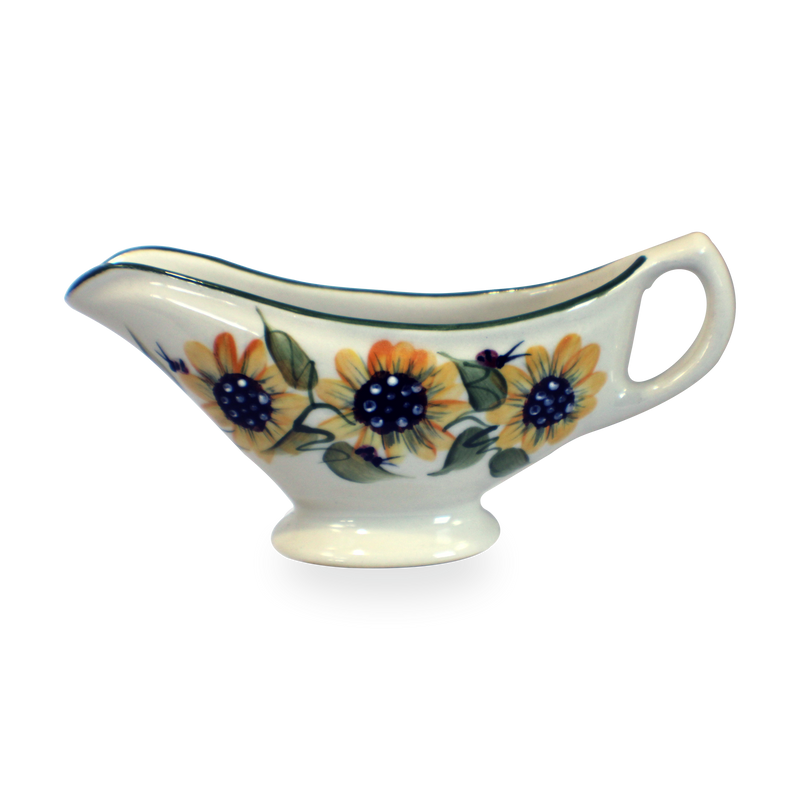 Gravy Boat in Sunflower Pattern
