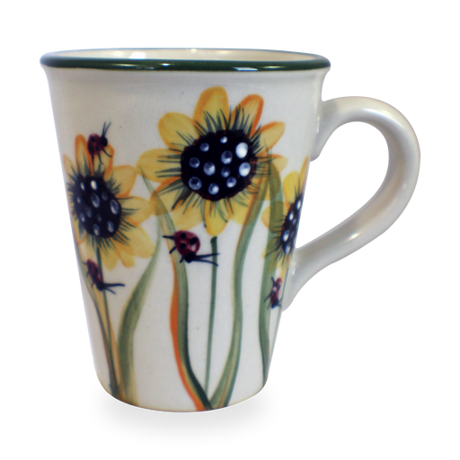 Tall Mug in Sunflower Patter