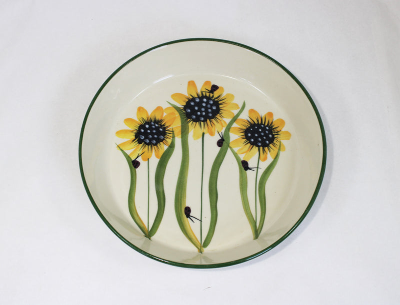 Sunflower Pattern ~ Pie Pan