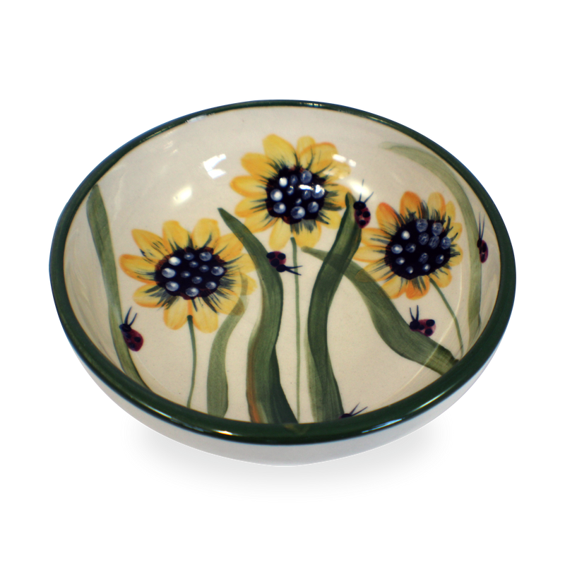 Soup & Cereal Bowl in Sunflower Pattern