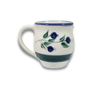 Wild Blueberry Pattern ~ Latte Mug