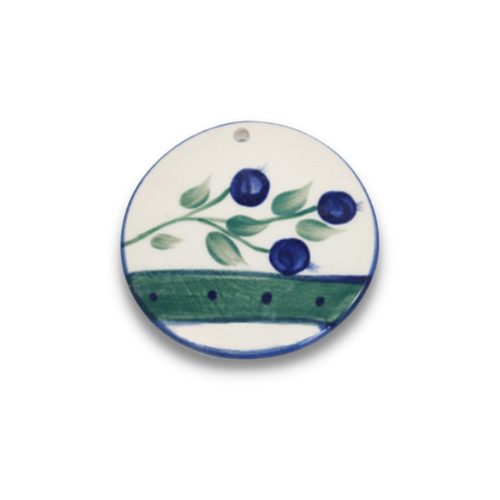 Wild Blueberry Pattern ~ Ornament