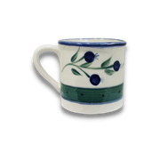 Wild Blueberry Pattern ~ Traditional Mug